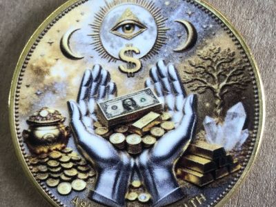 Good Luck and Fortune Metal Coin
