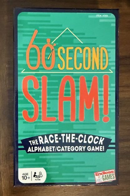 60 Second Slam Race the Clock Alphabet Category Game, NEW not sealed