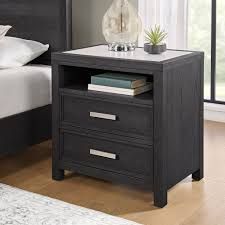 Bellevue 2-drawer Nightstand with Quartz Top 1812505  #107096