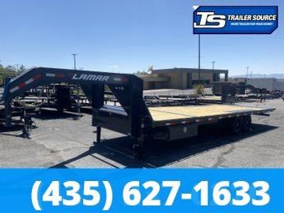 8.5x26 Lamar FA Gooseneck Deckover Tilt Trailer - 14K GVWR -