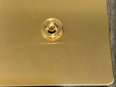 7 New Gold Decorative Wall Light Switches - $60 for all 7 (or $15 each)