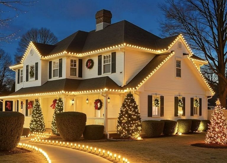Christmas lights. Book now, pay later. Save more!