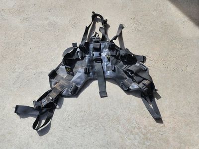 Wolfman rear motorcycle bike fender bag system