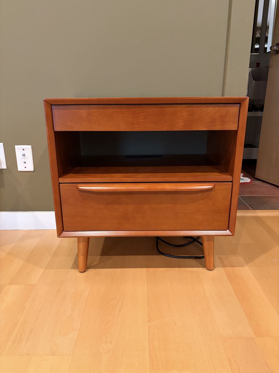Nightstand with Charging Outlets