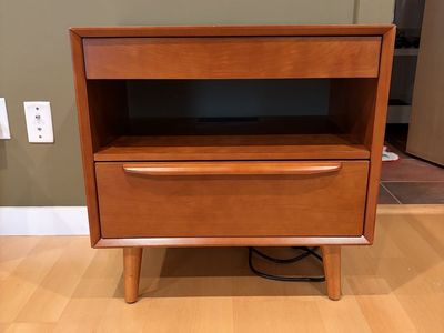 Nightstand with Charging Outlets