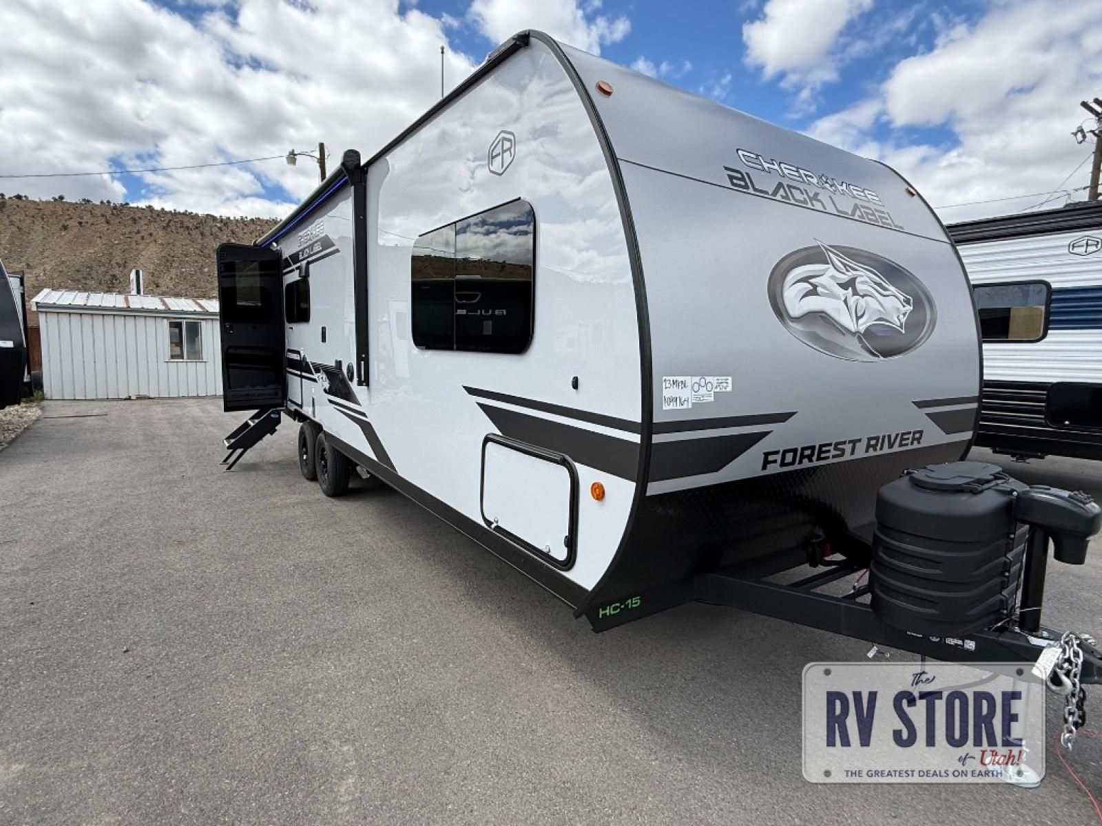 2026 Forest River RV Cherokee Grey Wolf Black Label 23MKBL Front Bedroom|Outdoor Kitchen|Rear Living Area|U Shaped