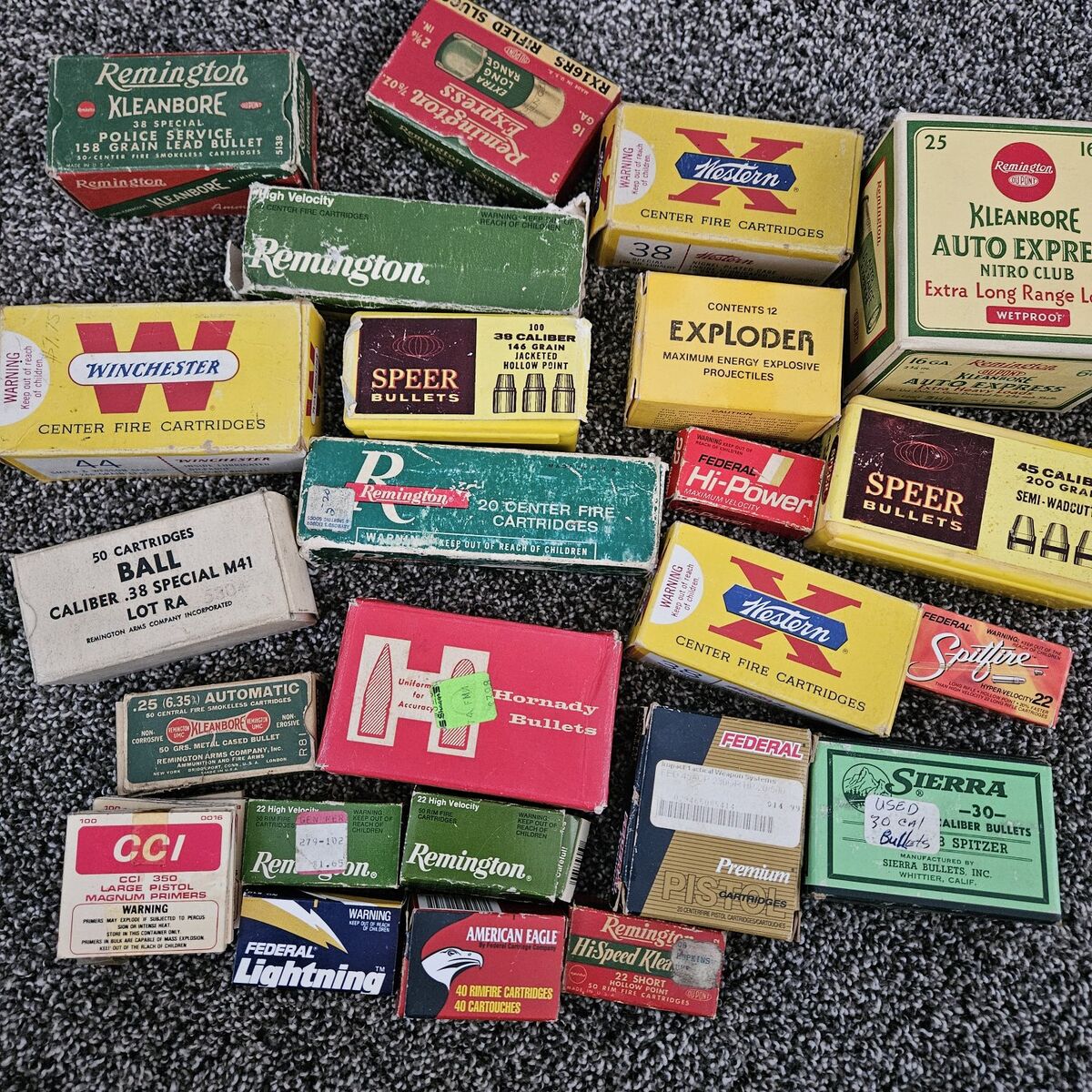 Vintage Ammo Cartridges