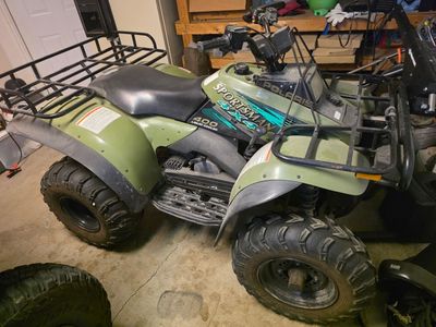 1996 Polaris Sportsman 400 Liquid Cooled 4x4 ATV - Green, Used