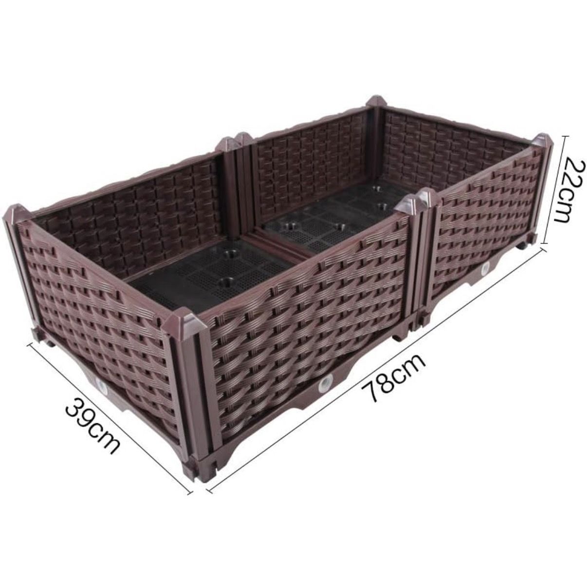 BAOYOUNI Raised Garden Bed Planter Box – New