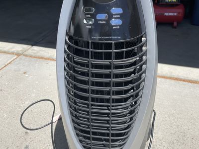 Honeywell CS071AE Evaporative Cooler - 3-Speed Oscillating Fan with Timer & Remote