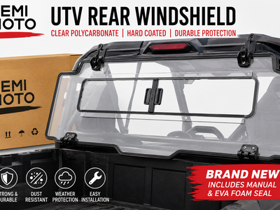 Kemimoto UTV Rear Windshield – Brand New