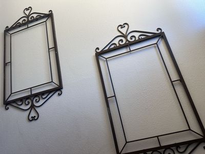 Wrought-iron frames