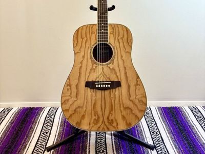Quilted Ash Acoustic Electric Guitar