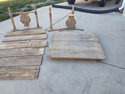 antique oak dining table