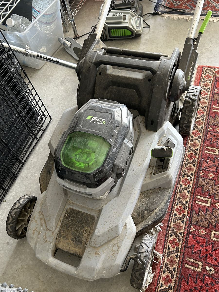 EGO LAWNMOWER W/TRIMMER- Electric, Used