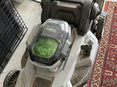 EGO LAWNMOWER W/TRIMMER- Electric, Used
