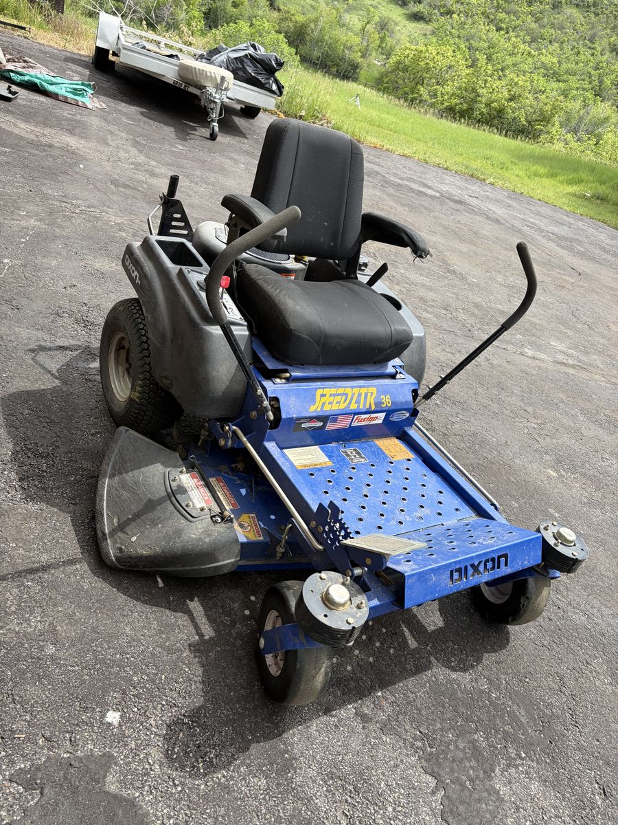Dixon ZTR riding mower for sale.