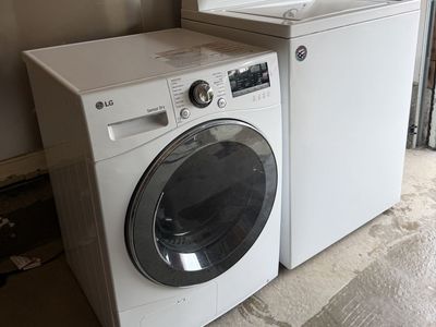 Amana Top Load Washer LG Compact Electric Dryer