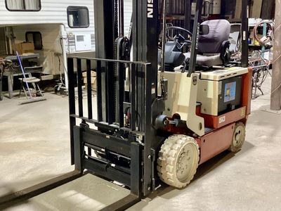 Nissan Forklift Electric 5,000 lbs Electric Warehouse