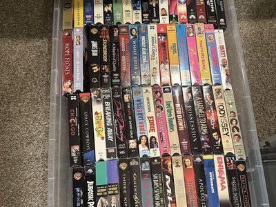 Assorted VHS Tapes Movies Various Genres