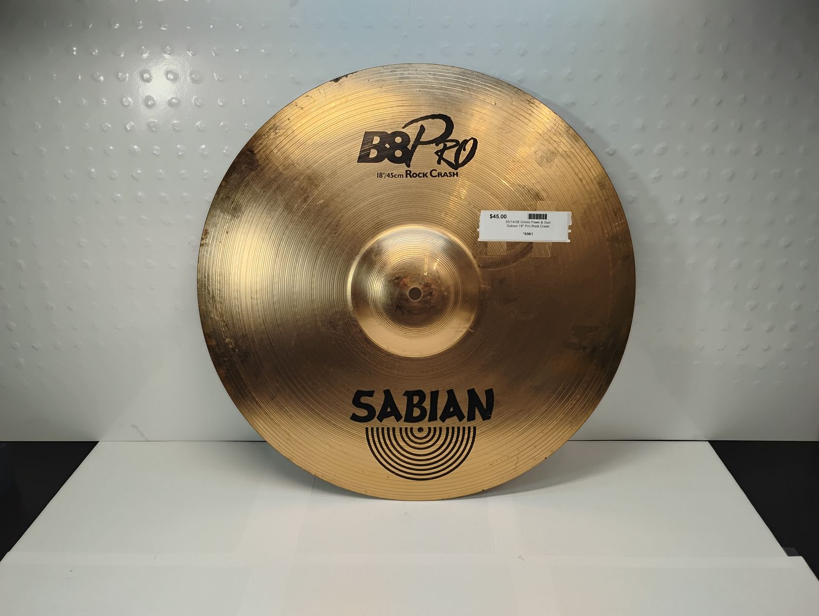 SABIAN 18" B8 Pro Rock Crash Symbol