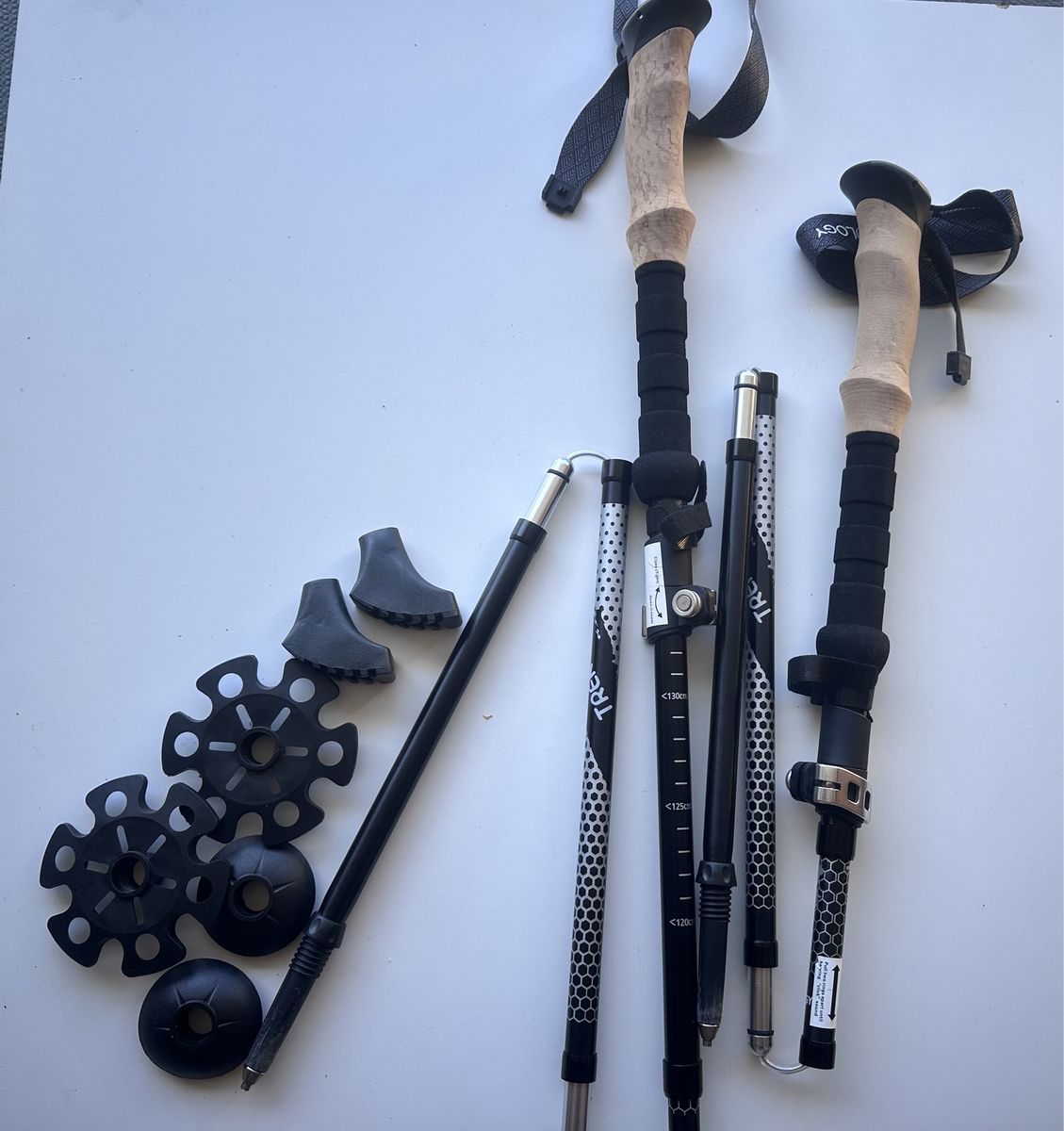 Trekology Trek-Z SE collapsible trekking poles in a carrying bag