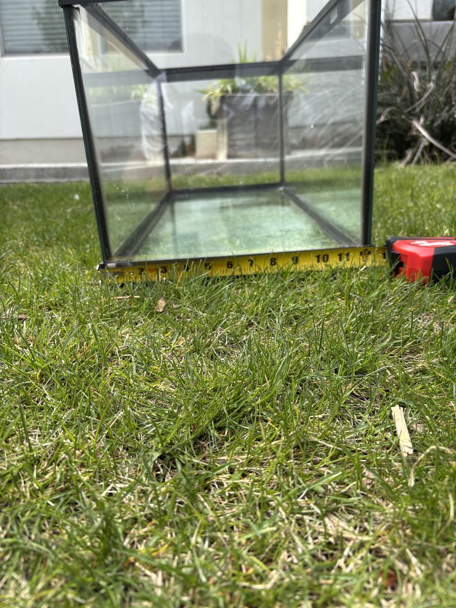 20 gallon tank 30’ x13’ x13’