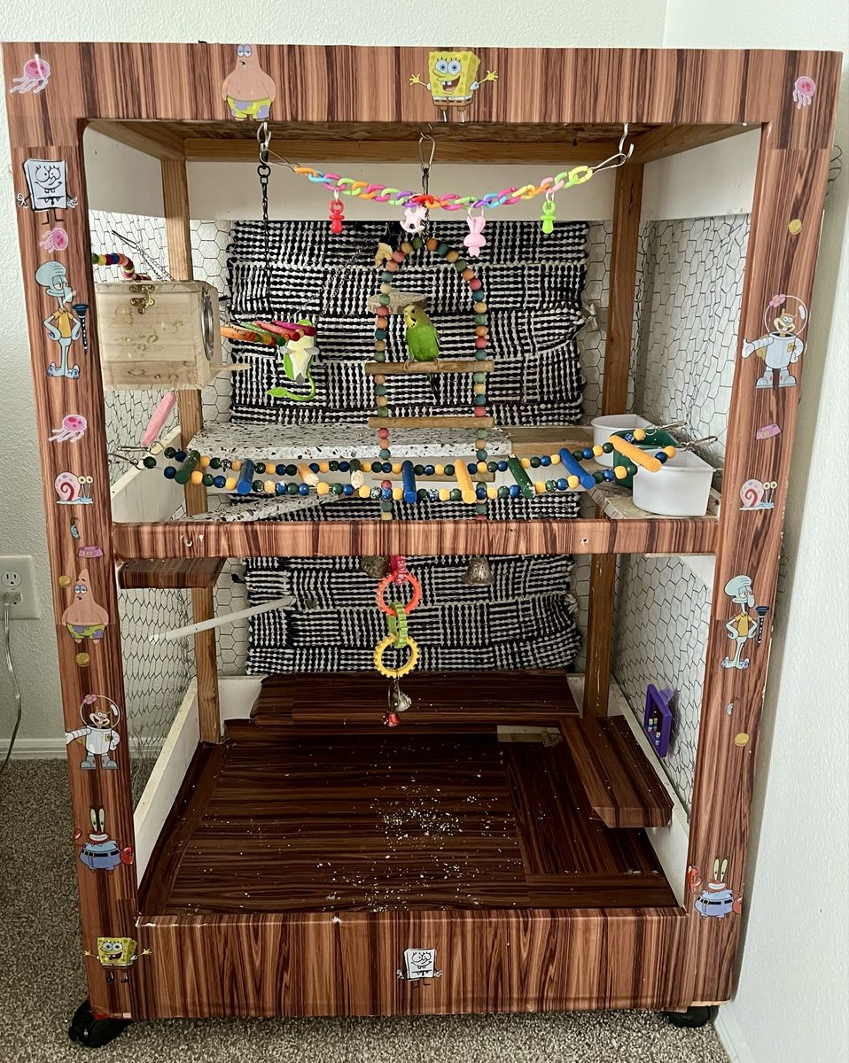 Handmade bird cage
