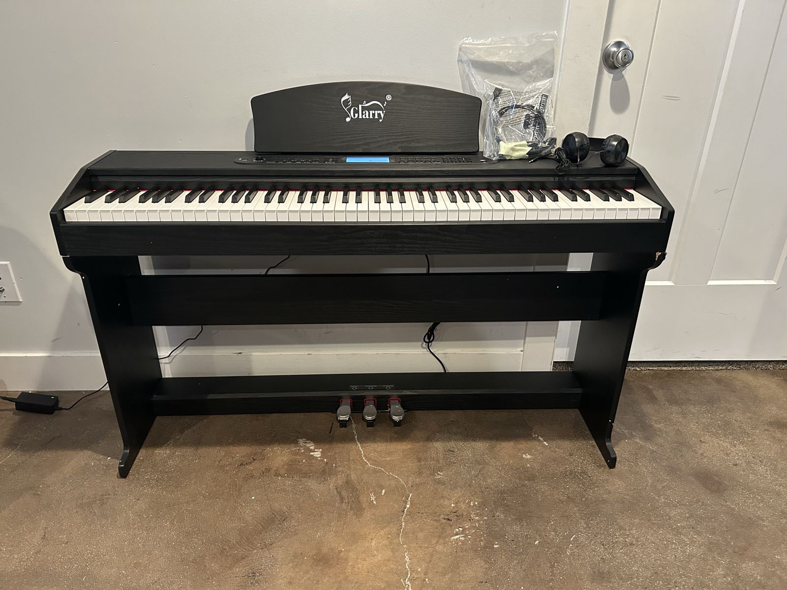 New Glarry 88 Key Digital Piano Black