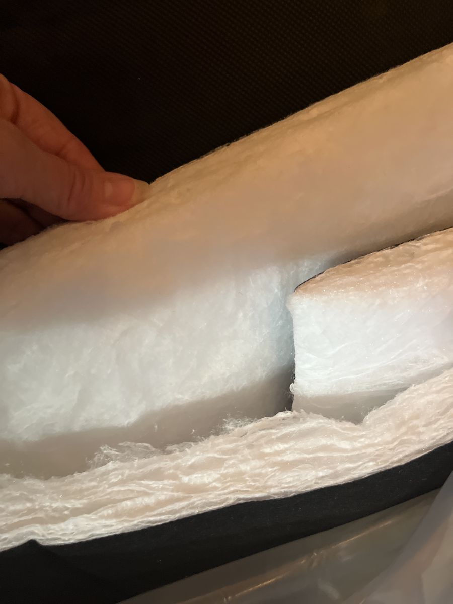 Upholstery Foam Cushion Padding + Black Fabric