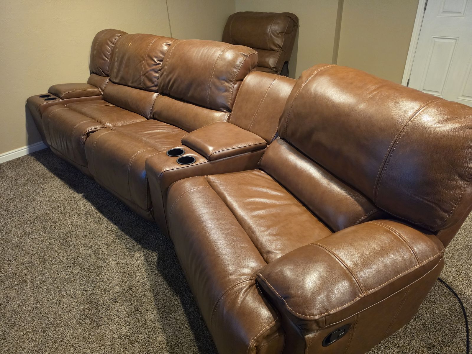 Large recliner couch