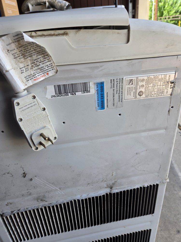 Working LG Window Air Conditioner Unit