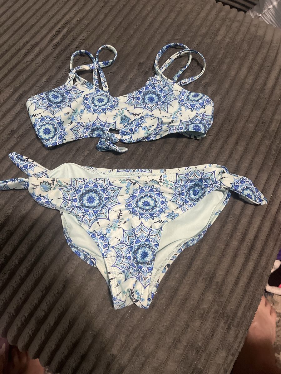 Wonder nation girls 2 piece swimsuit size 7/8