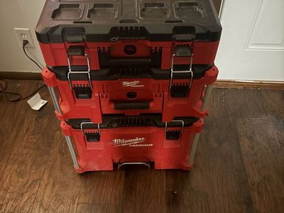 Milwaukee PACKOUT 3-Piece Modular Tool Box Storage System Combo $325obo