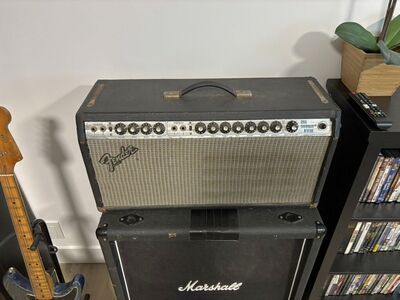 Fender Dual Showman Reverb Amp Head Silverface