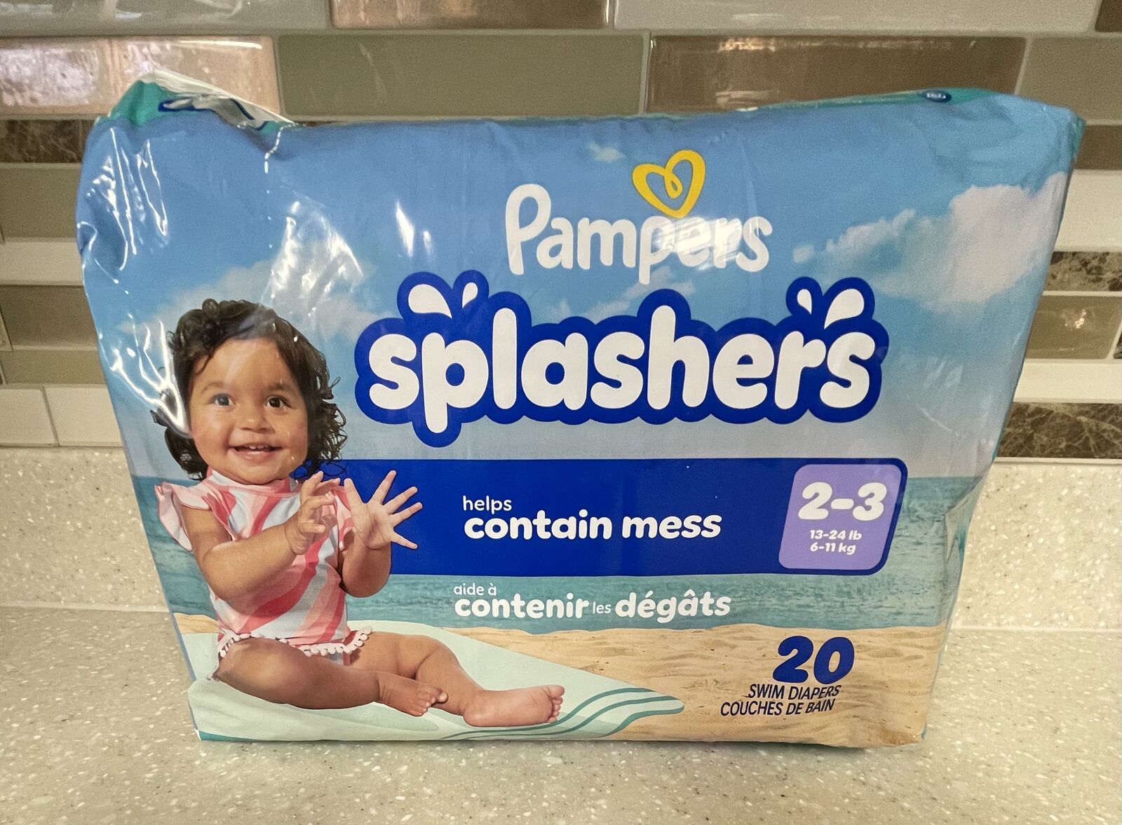 Pampers Splashers Swim Diapers 2-3