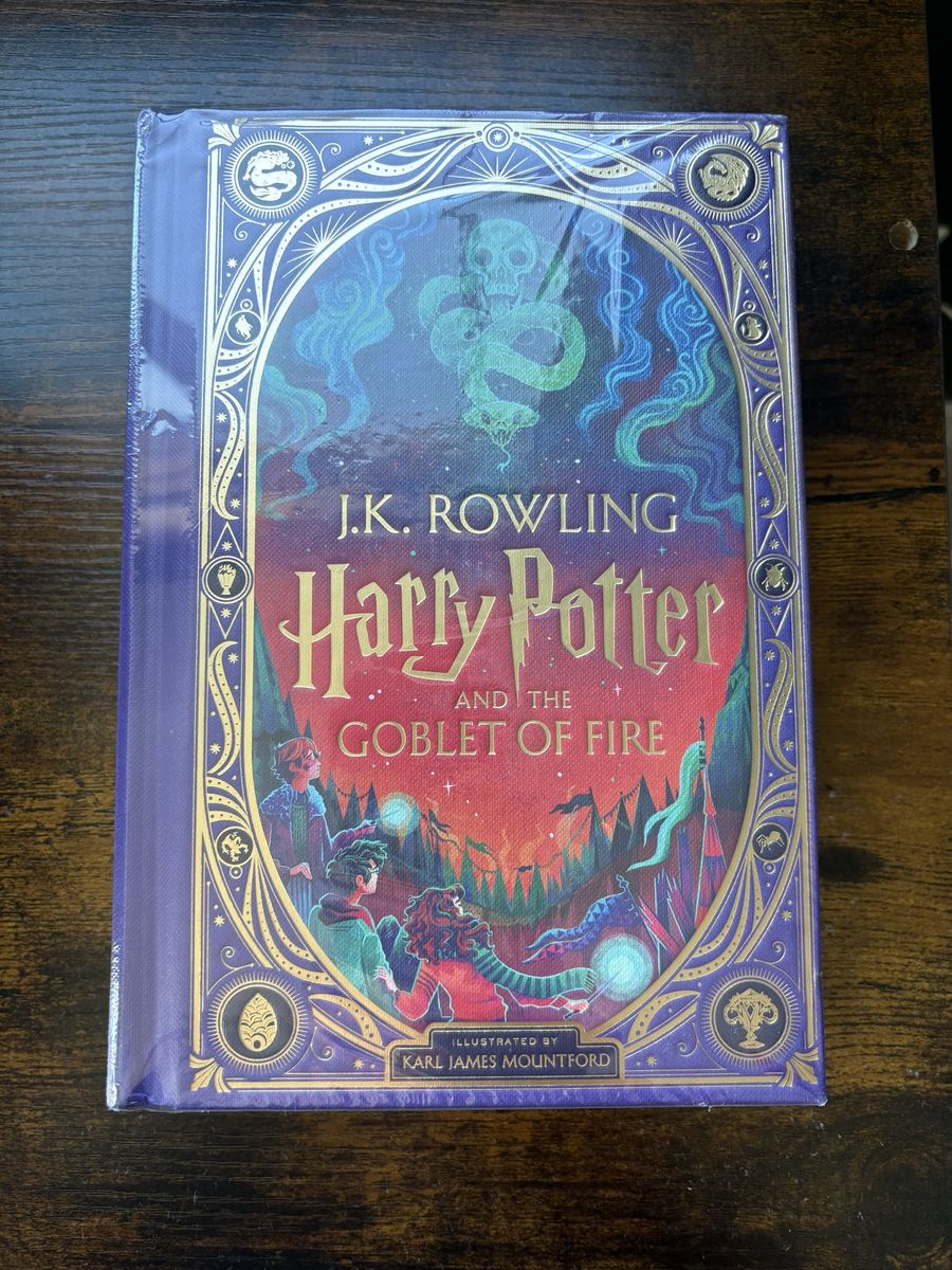 Harry Potter and the Goblet of Fire special Illustrated Edition by  Karl James Mountford Brand new never opened.