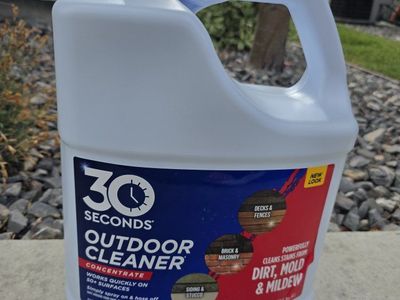 30 SECONDS Outdoor Cleaner Concentrate, 2-Pack 2.5 Gallon, Removes Dirt, Mold, Mildew