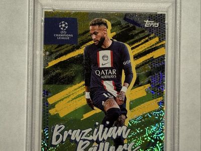 2022 Topps Carnaval Neymar Jr Brazilian Ballers #B3 PSA 10