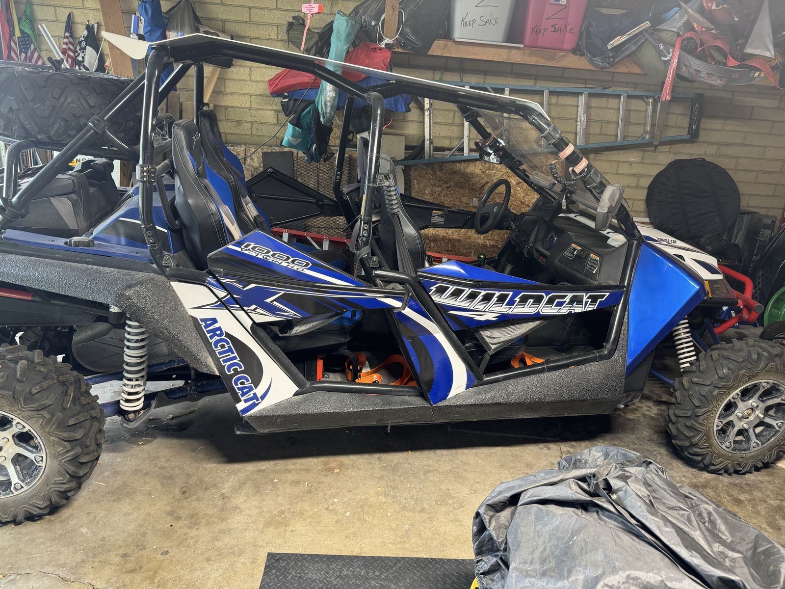 2014 Arctic Cat Wildcat 1000 Side-by-Side UTV - Blue/White