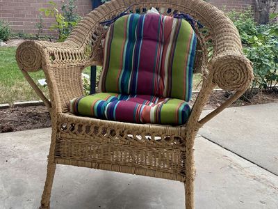 Classic All-Weather Wicker Patio Chair, $20 OBO
