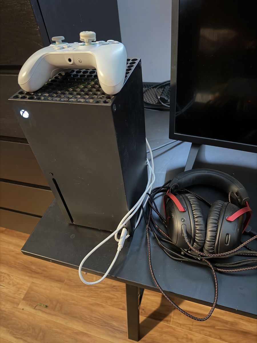Xbox Series X with Gamesir controller and Hyper X headset included 