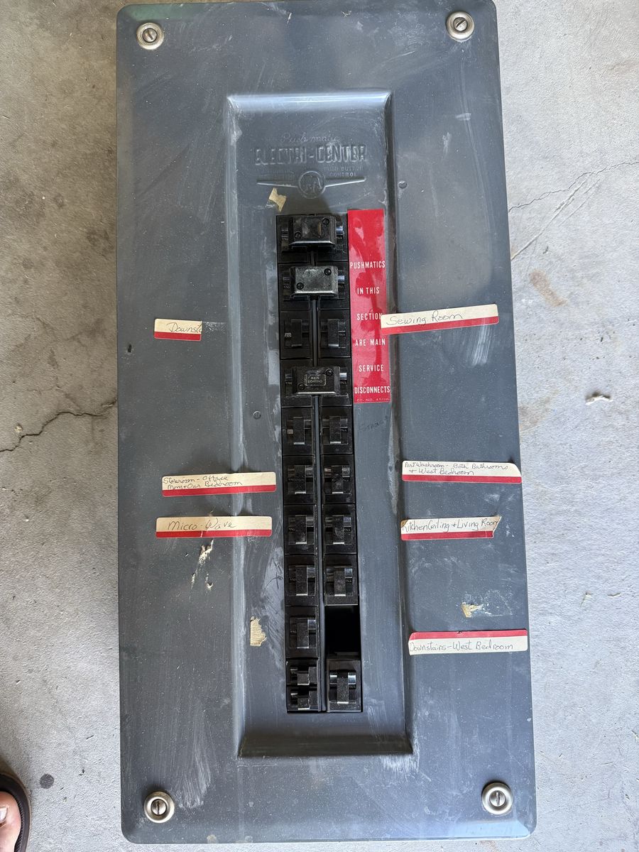 Push matic breakers
