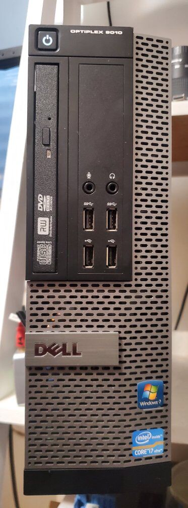 Dell PC Intel i7 3770 Win10 w/32GB RAM & 1TB SSD