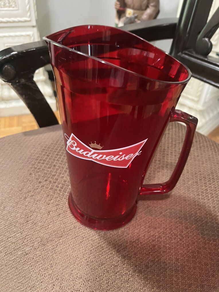 Brand New Red Budweiser Beer Picture