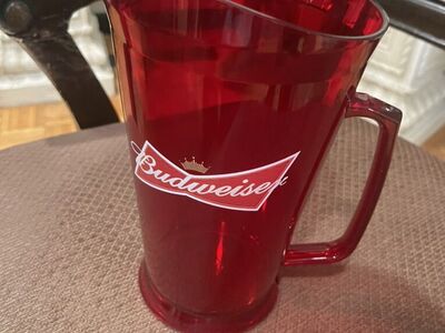 Brand New Red Budweiser Beer Picture