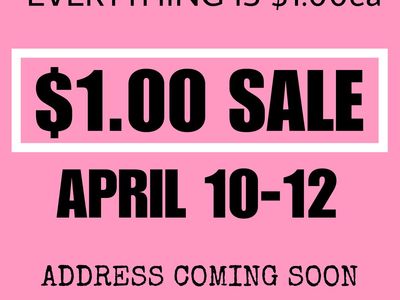 HUUUUGE 1.00 SALE!!!!!