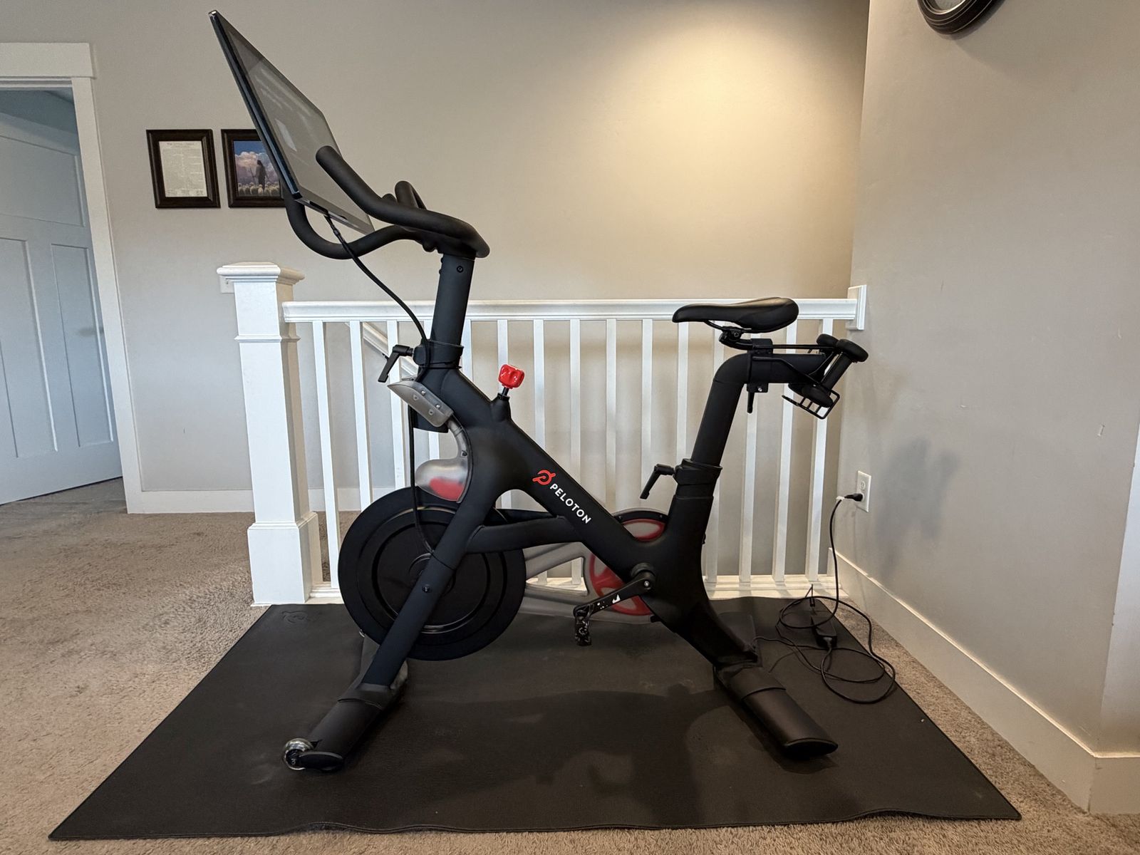 Peloton Bike Gen 2 with Mat, Weights, and Calibration Kit