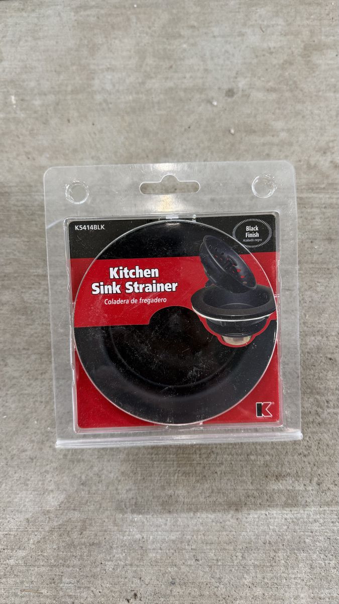 Kitchen Sink Strainer Black