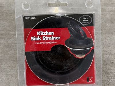 Kitchen Sink Strainer Black